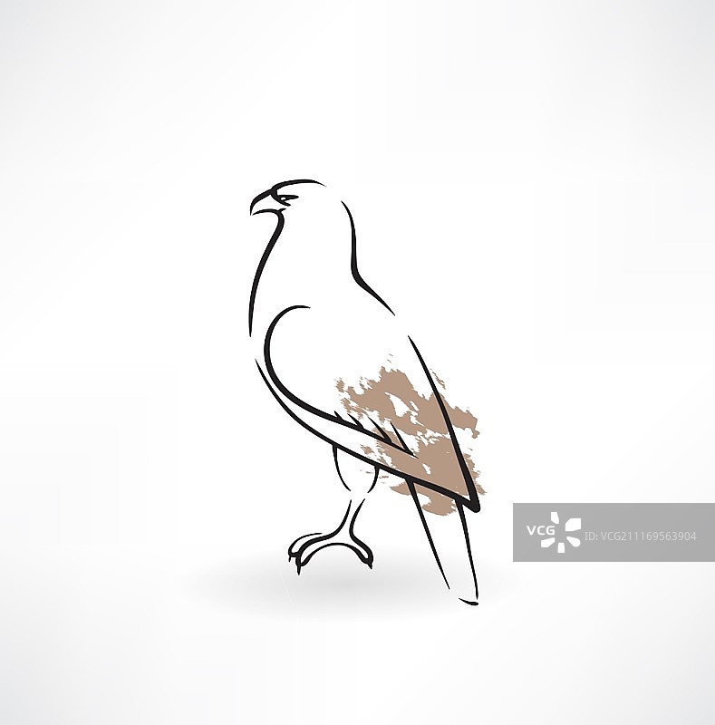 猎鹰Grunge图标图片素材