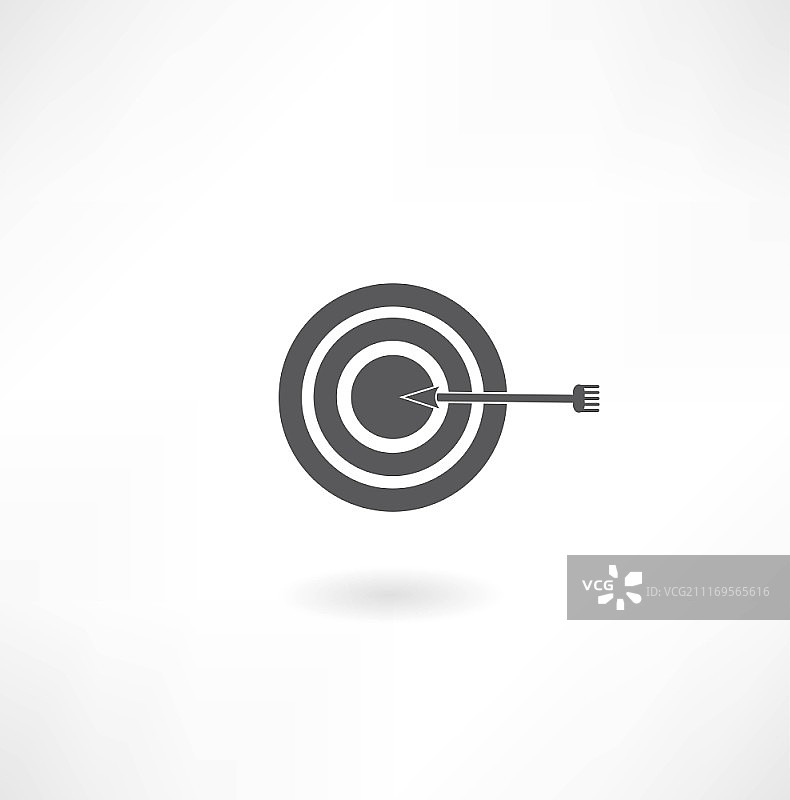 带有箭头图标的目标图片素材