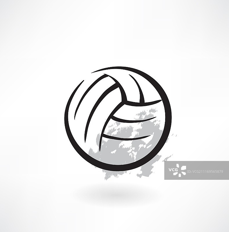 排球Grunge风格图标图片素材