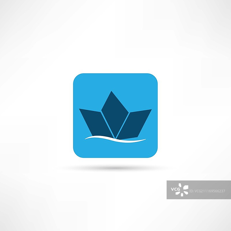 纸船图标图片素材