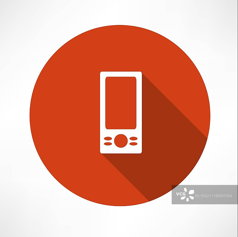 手机图标扁平现代风格矢量图图片素材