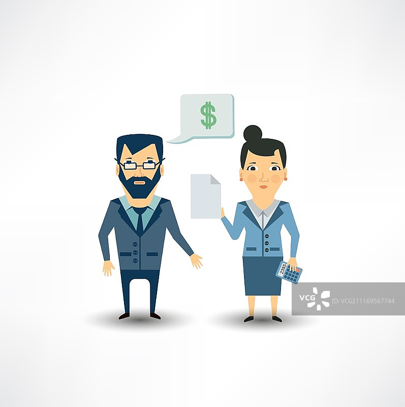 会计师告知客户图片素材