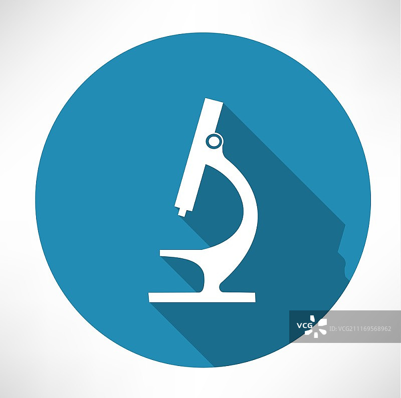 扁平风格显微镜图标图片素材
