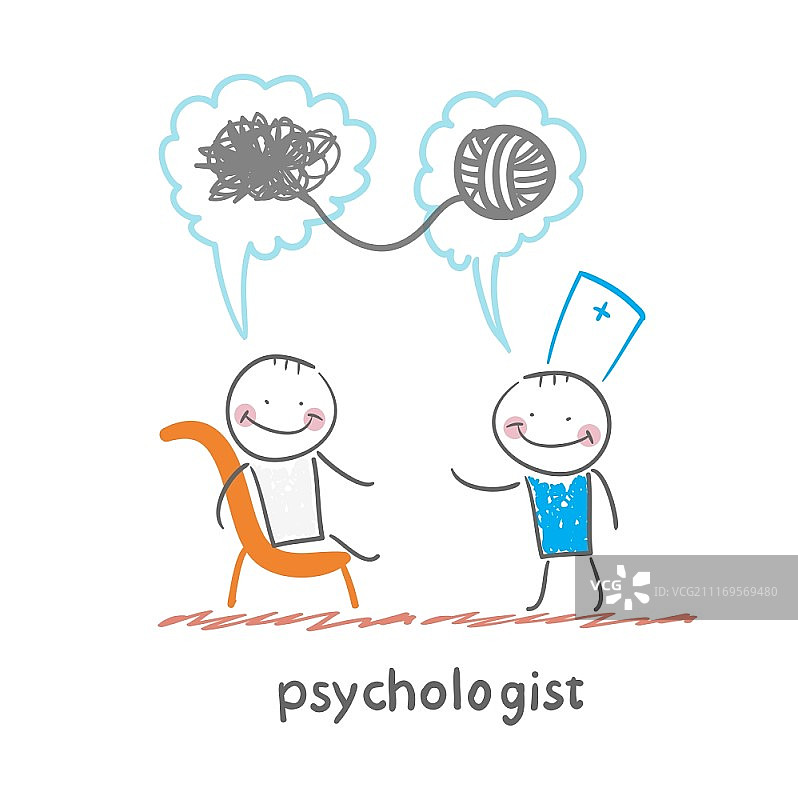 心理医生为病人解决问题图片素材