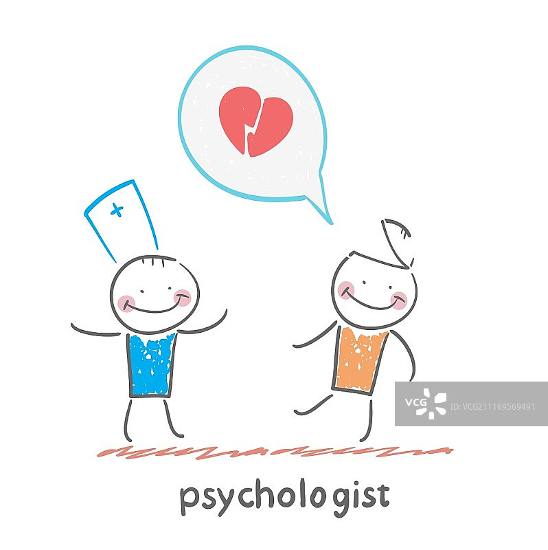 心理医生倾听病人谈论爱情图片素材