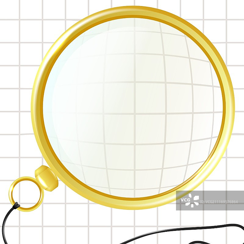 格子背景上的单片眼镜插画图片素材