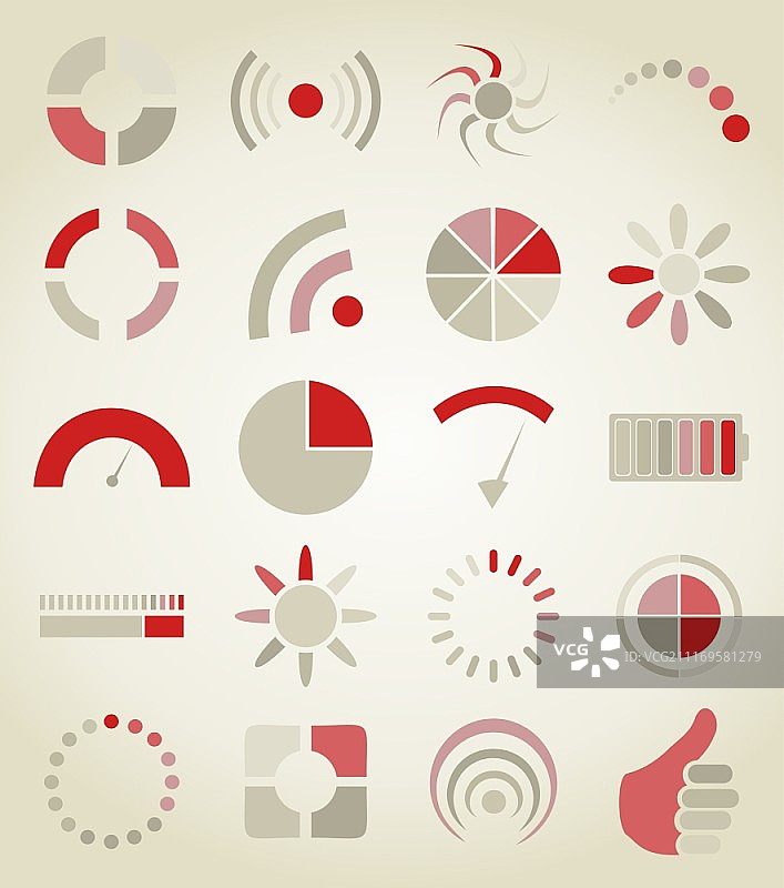 用于设计的天平合集。矢量插画图片素材