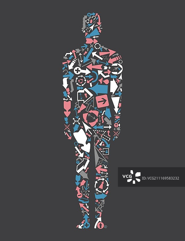 制作箭的男人矢量图图片素材