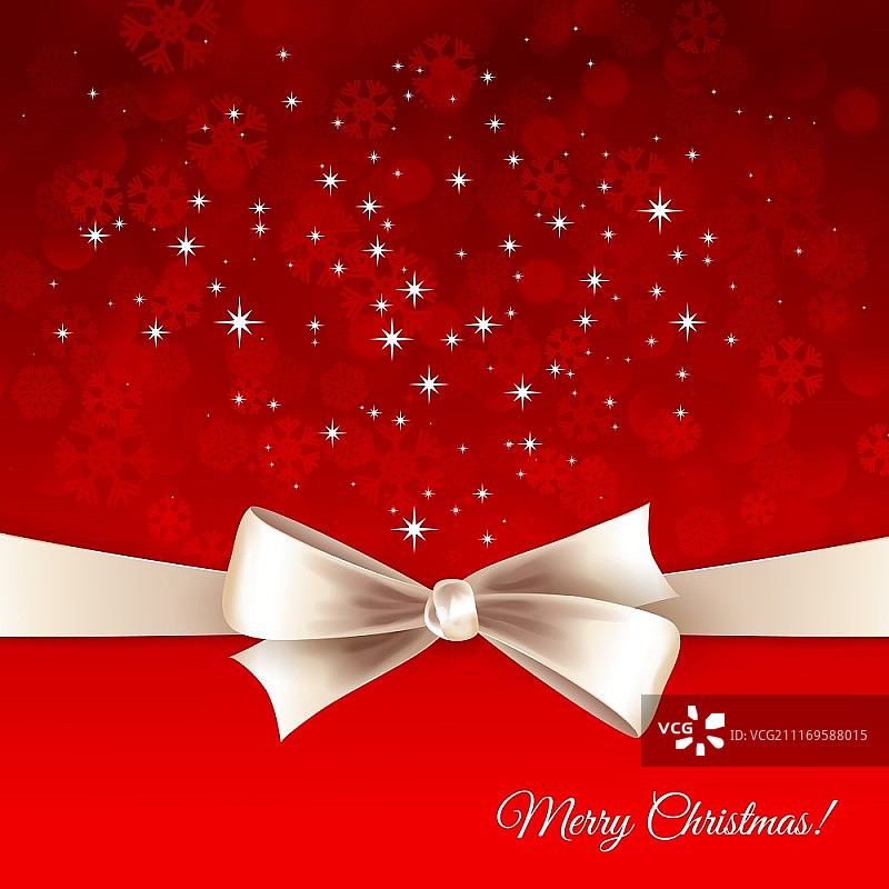 矢量圣诞节丝带蝴蝶结背景图片素材