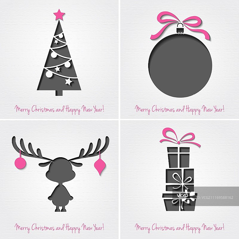 圣诞快乐卡图片素材