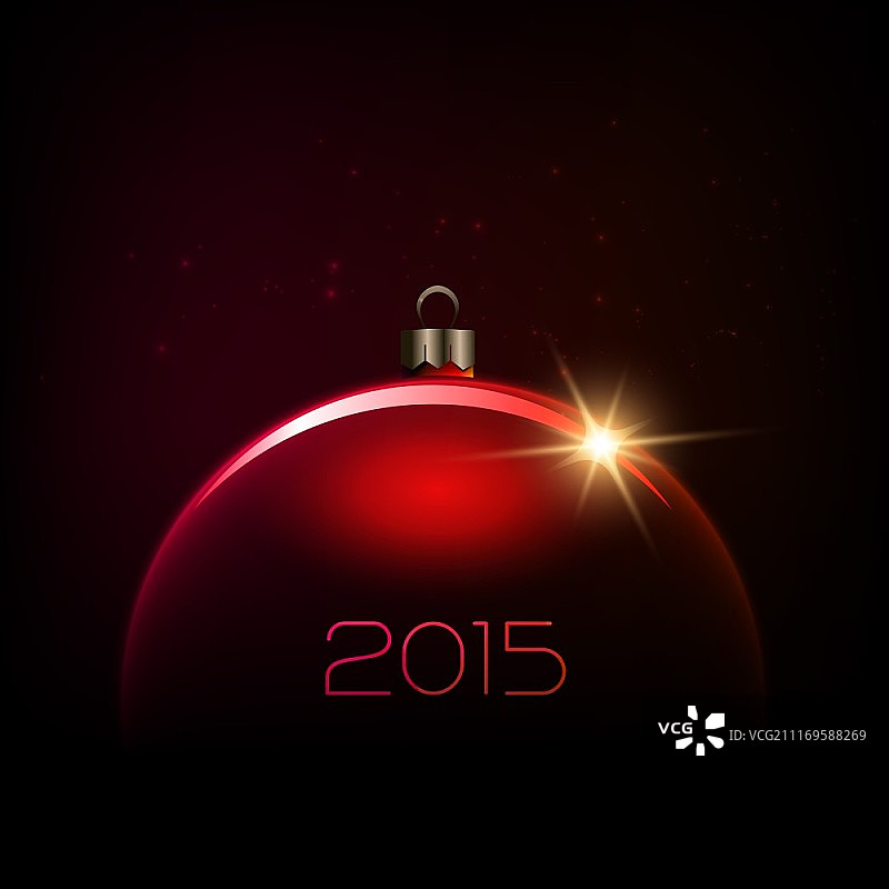 圣诞快乐小饰品贺卡矢量素材图片素材