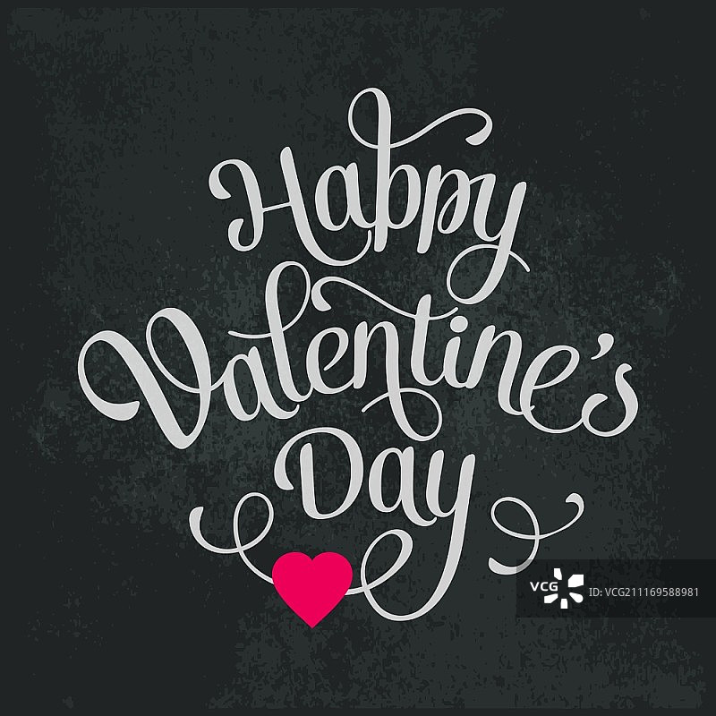 情人节快乐复古卡片图片素材