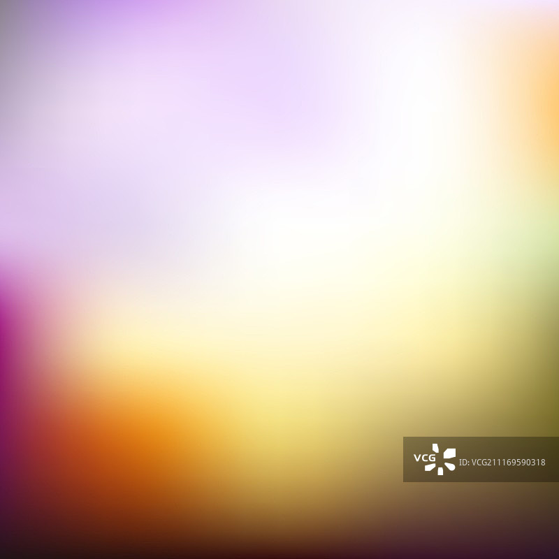 抽象模糊背景矢量图：日落图片素材