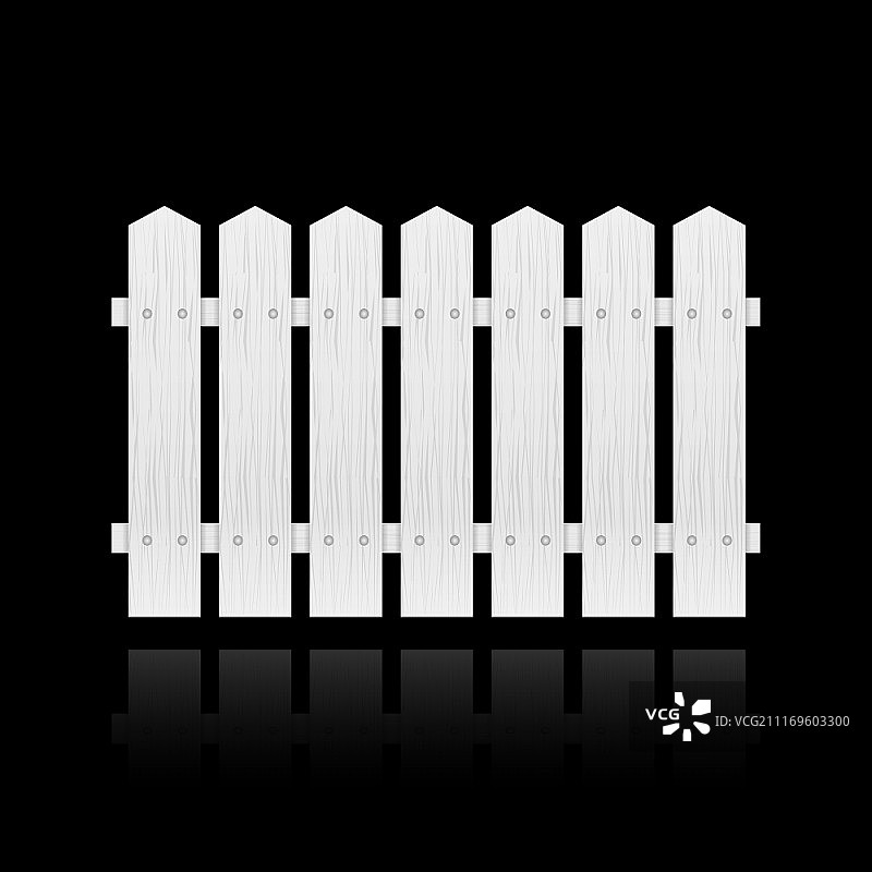 白色栅栏瓷砖图标隔离矢量图图片素材