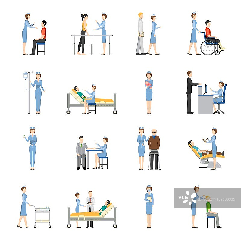 护士医疗保健装饰图标图片素材