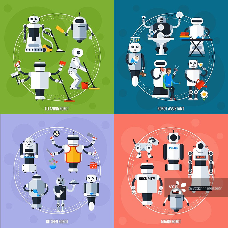 智能机器人概念图片素材
