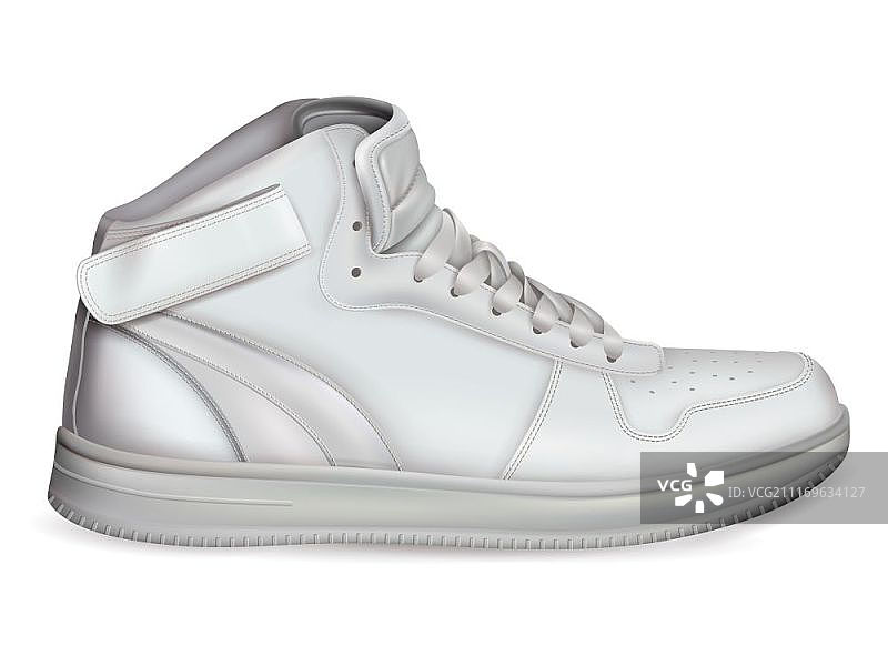 逼真运动鞋构图图片素材