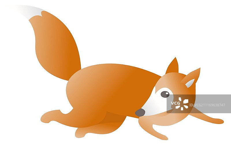 奔跑的狐狸图片素材