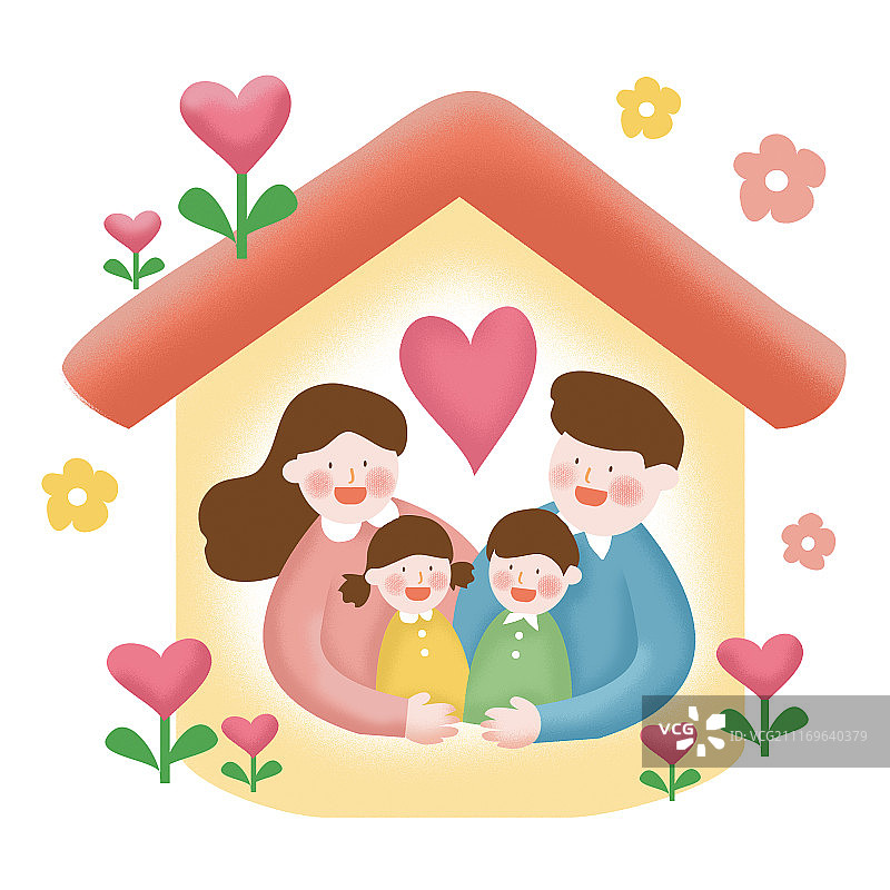 一家亲图片素材