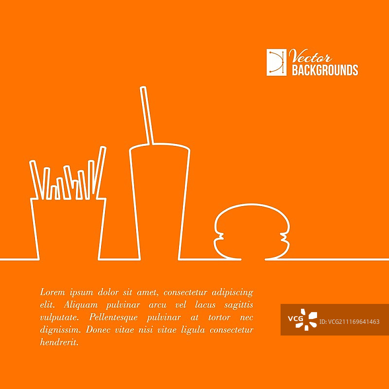 快餐设计矢量素材图片素材