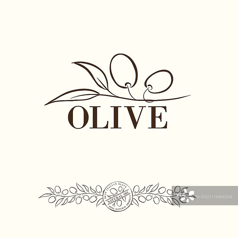 橄榄标签、logo设计矢量素材图片素材