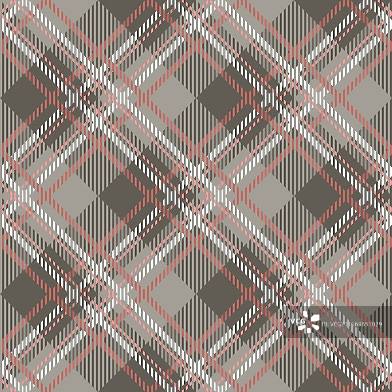 粉灰色格子无缝矢量图案图片素材