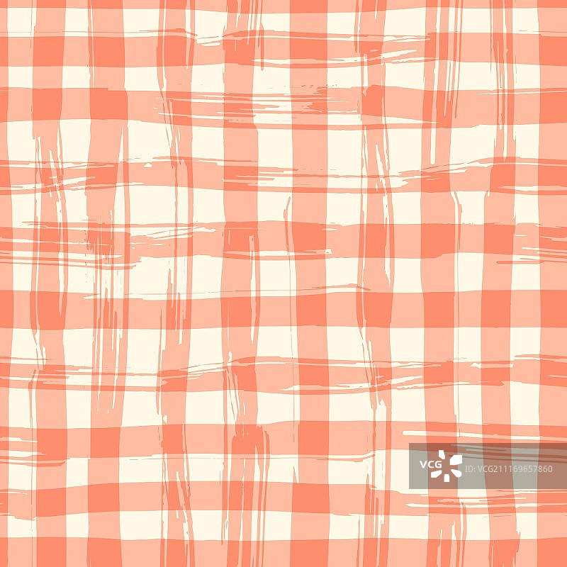 红色格子桌布矢量无缝图案图片素材