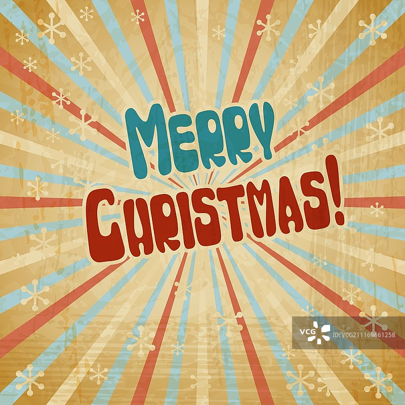 复古圣诞节背景矢量图图片素材