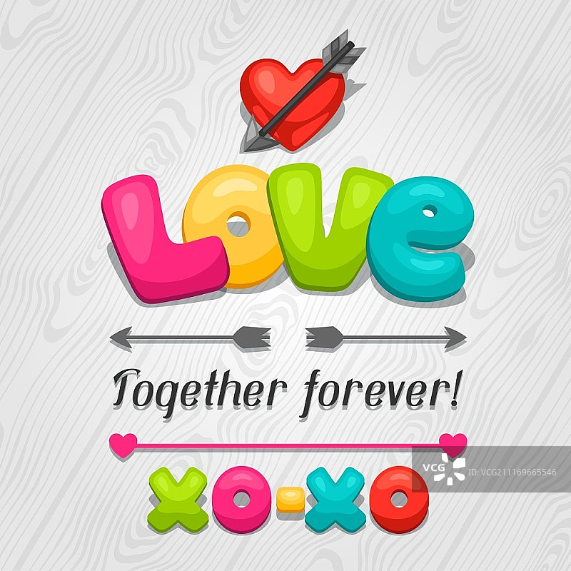 情人节婚礼爱意告白主题贺卡图片素材