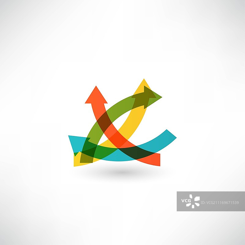 抽象箭头图标图片素材