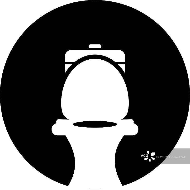 洗手间符号，矢量图片素材