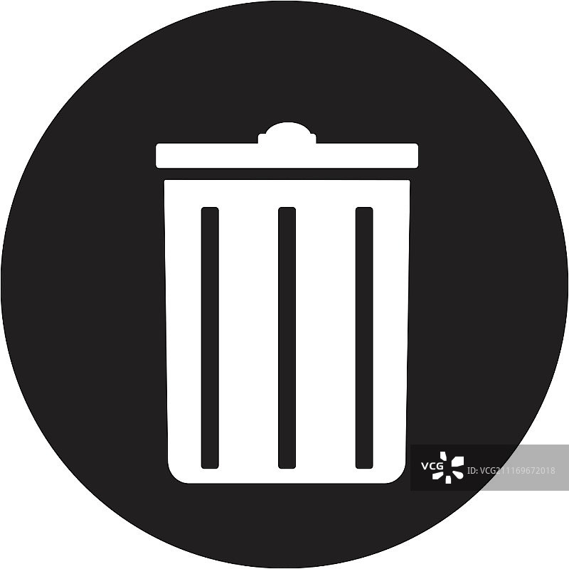 垃圾桶图标图片素材
