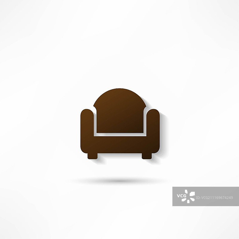 椅子上的图标图片素材