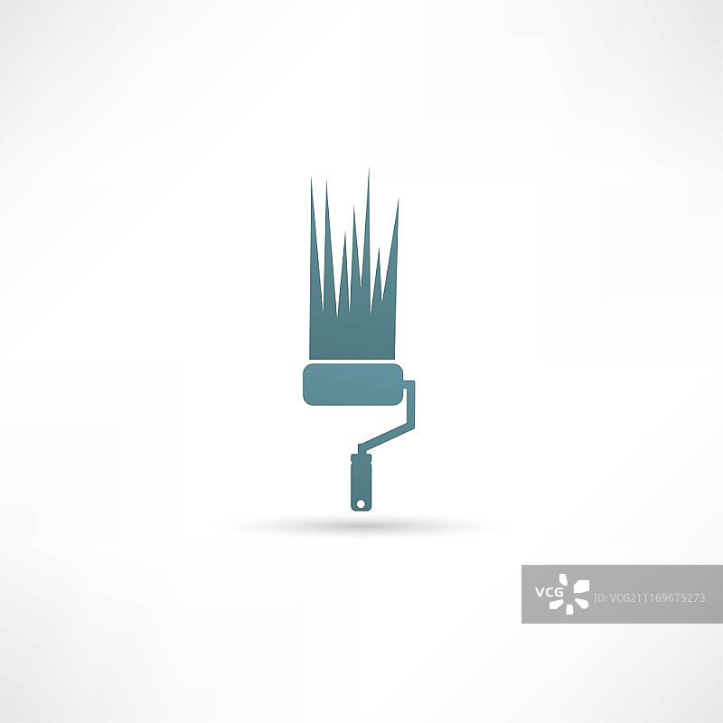 油漆滚筒图标图片素材