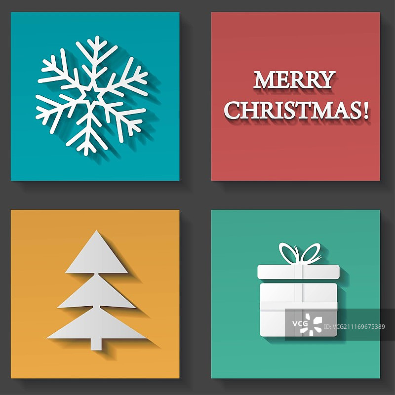 圣诞节图标集图片素材