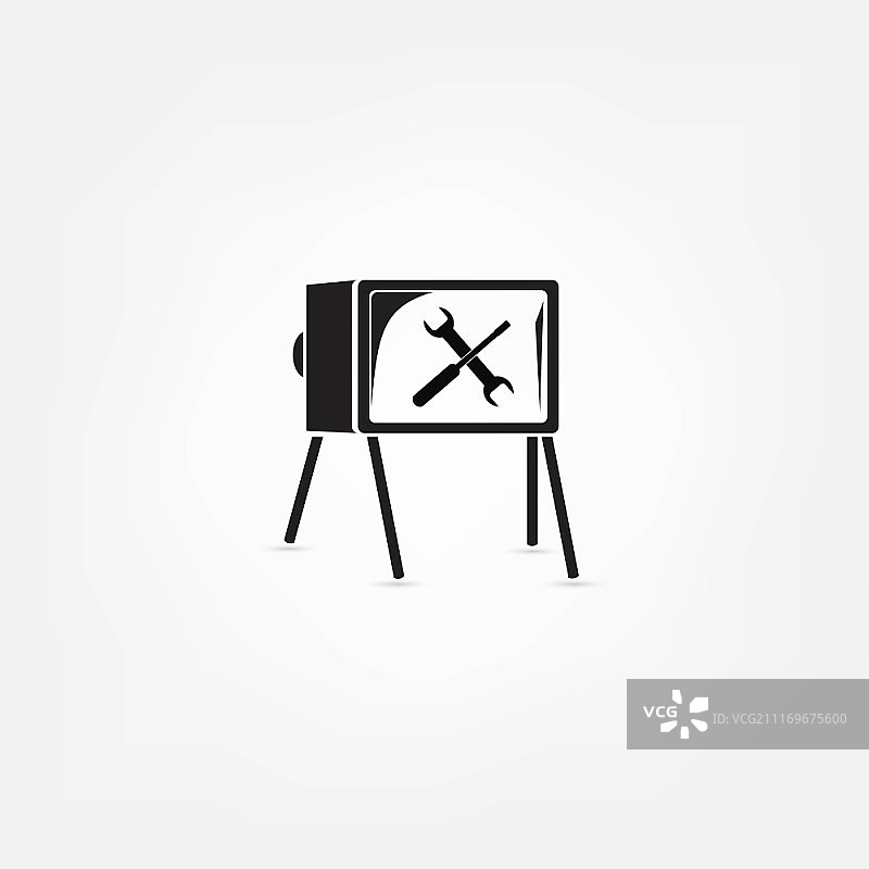 电视矢量图标图片素材