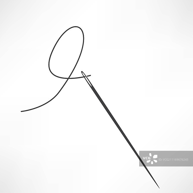 针和线矢量图标图片素材