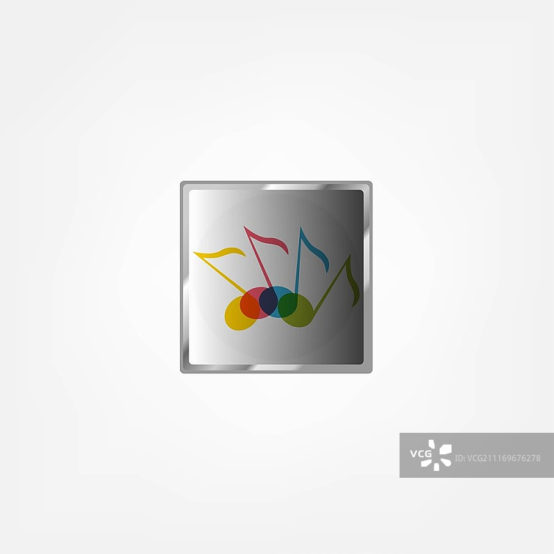 五线谱上的各种音符图片素材