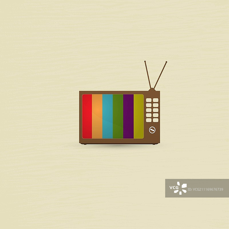 复古电视背景图片素材