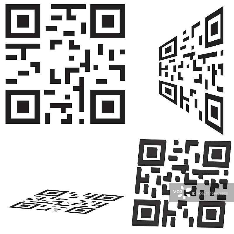 二维码和闪码合集图片素材