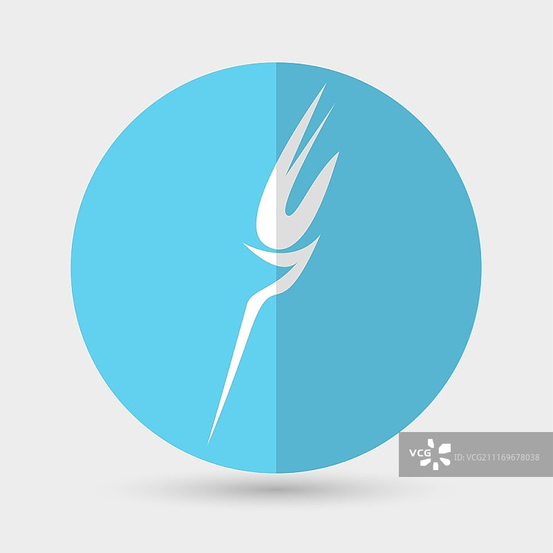 燃烧的火炬图标图片素材