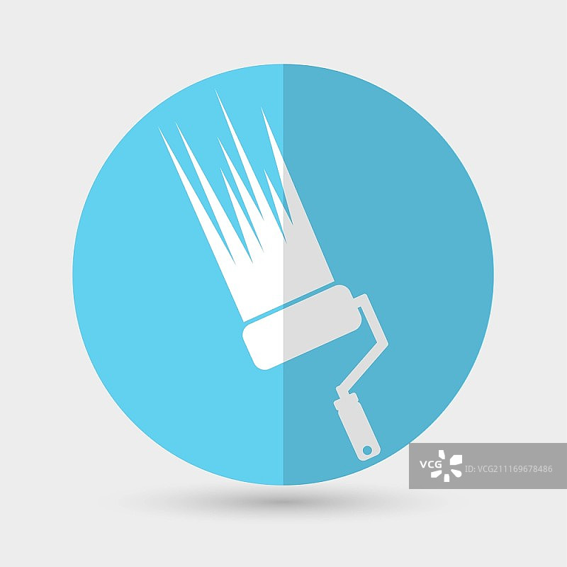 油漆滚筒图标图片素材