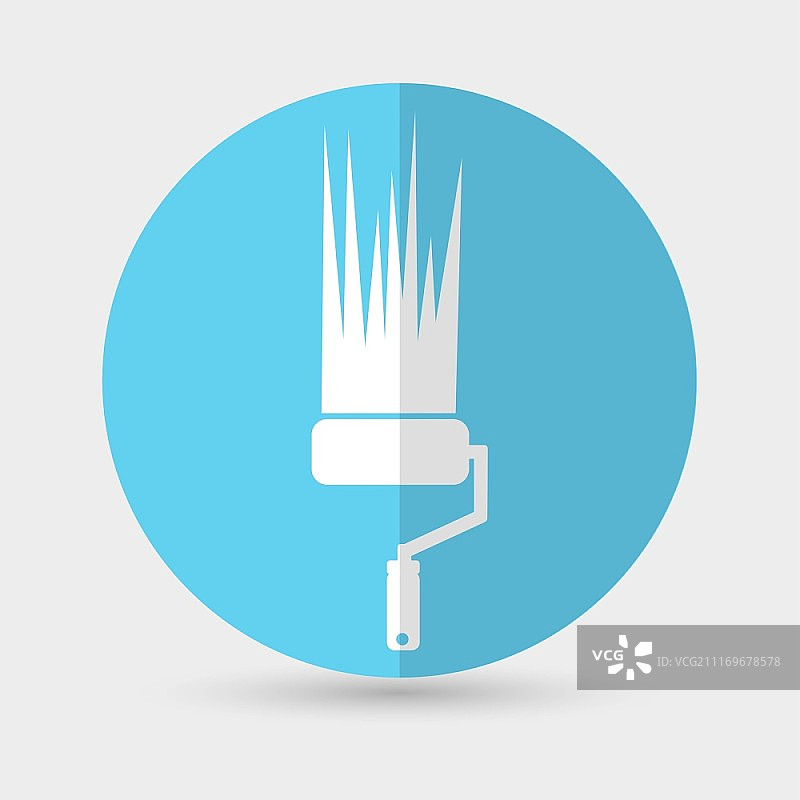 油漆滚筒图标图片素材