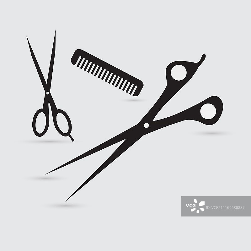 剪刀图标图片素材