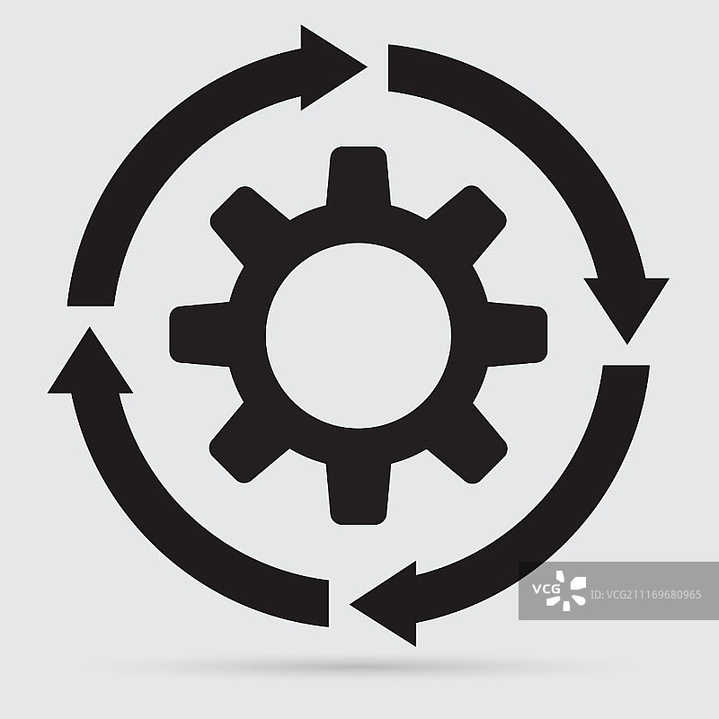 齿轮隔离对象，技术机械图图片素材