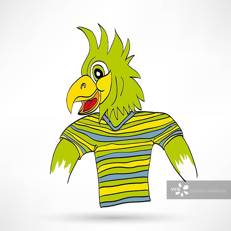 鹦鹉矢量插画图片素材