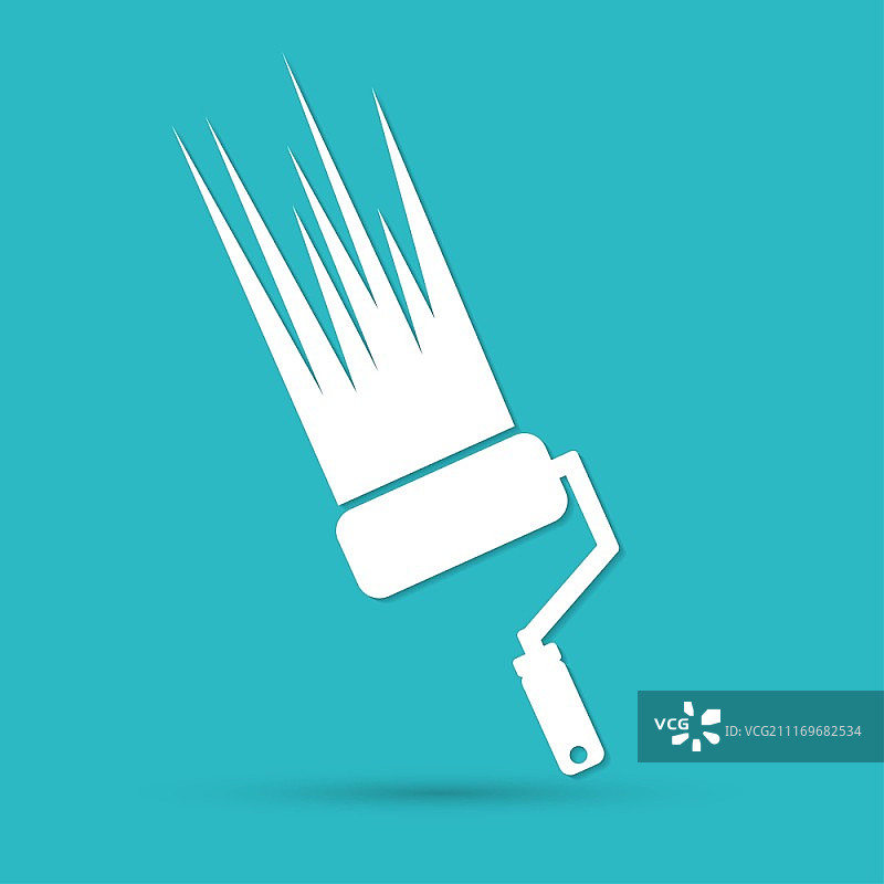 油漆滚筒图标图片素材