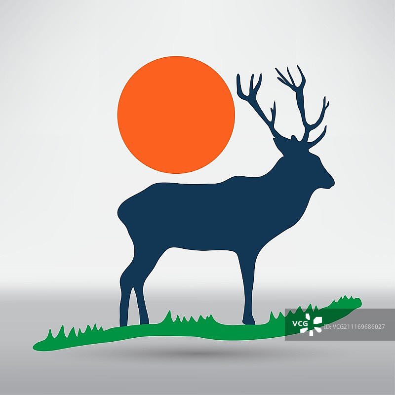 鹿图标图片素材