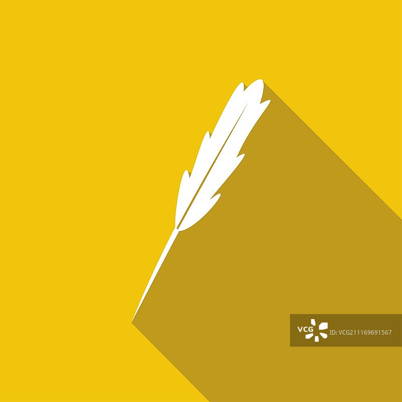 带长阴影的钢笔图标图片素材