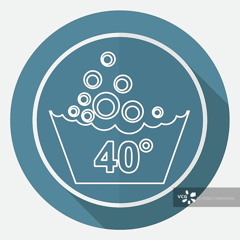 一套洗涤标志图标图片素材